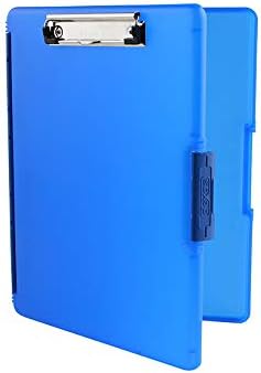 Dexas Slimcase 2 Plastic Clipboard with Storage and Side Opening