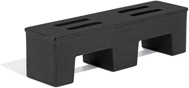 PolyMight Narrow Heavy-Duty Plastic Poly Dunnage Rack for Commercial Industrial Storage 60" x 16" x 16" with 2500 lb Capacity | For Wareshouse, Storage, and Merchandising