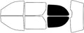Rvinyl Window Tint Kit Compatible with Dodge Caravan 2001-2007 - Black 5% - Single Ply No Bubble Film - Do it Yourself Vehicle Cargo Precut Kit