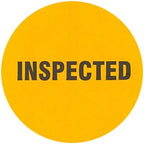 2" Round Labels, Inventory Control/Date Labels, 500 Per Roll (Inspected)