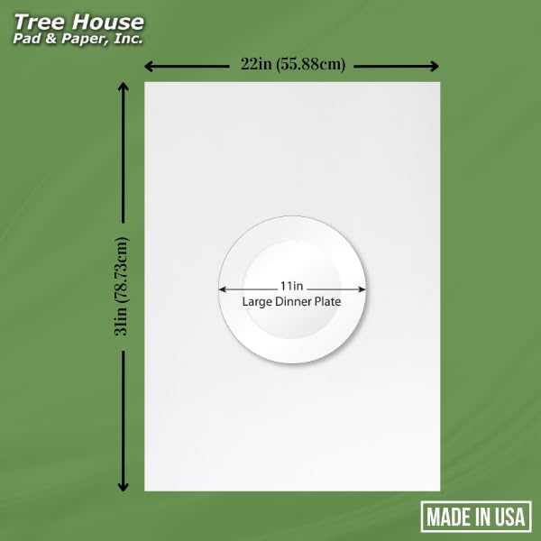 Tree House Packing Paper for Moving – 180 LARGE Newsprint Packing Paper Sheets – 31” x 22” Paper for Packing Dishes, Shipping, and Moving Supplies – Recyclable Movers’ Paper – Made in USA