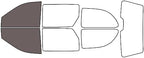 Rvinyl Window Tint Kit Compatible with Dodge Caravan 2001-2007 - Front Precut Kit - 35%