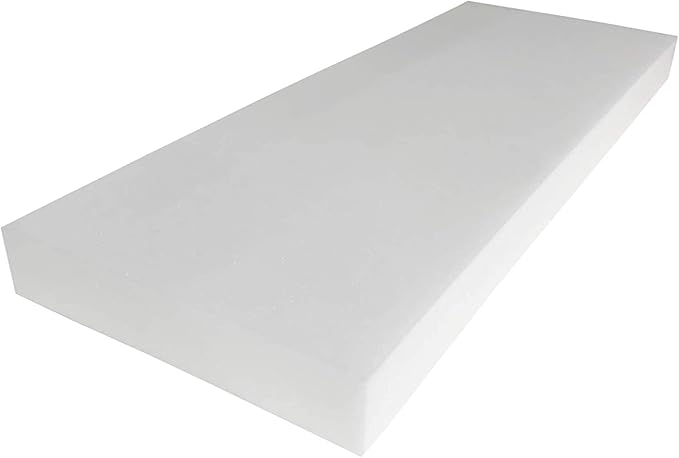 Foamma 2" x 30" x 72" High Density Upholstery Foam Cushion (Seat Replacement, Upholstery Sheet, Foam Padding) Made in USA!