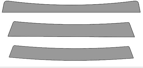 Rvinyl Window Tint Kit Compatible with Chevrolet Tahoe 2015-2020 - Windshield Strip Visor - 50%