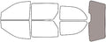 Rvinyl Window Tint Kit Compatible with Dodge Caravan 2001-2007 - Rear Windshield Precut Kit - 50%