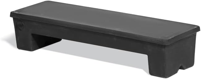 Slim Jim Narrow Heavy-Duty Plastic Poly Dunnage Rack for Warehouses and Commercial Storage 36" x 12" x 8" with 750 lb Capacity | For Wareshouse, Storage, and Merchandising - 2 PACK
