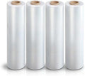 Alliance Stretch Film Hand Bundling - Clear, 18" x 1200ft, 60 Gauge, 4 Pack, Industrial Heavy Duty Shrink Wrap for Packing, Shipping, Pallet and Moving Supplies