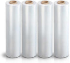 Alliance Stretch Film Hand Bundling - Clear, 18" x 1200ft, 60 Gauge, 4 Pack, Industrial Heavy Duty Shrink Wrap for Packing, Shipping, Pallet and Moving Supplies