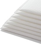Water Resistant Bubble Envelope Mailers [500 Pack] 4 inch x 7 inch #000 White Poly Padded Shipping Envelopes Self Sealing Cushioned Packaging Bags