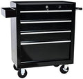 LuckyNote】Rolling Tool Chest, 4 Drawer Tool Box with Wheels, Heavy Duty Industrial Service Cart Storage Organizer with Locking System, Rolling Tool Box Organizer Tool Case for Garage, Repair Shop