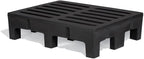 PolyMight Heavy-Duty Plastic Poly Dunnage Rack for Warehouses and Commercial Industrial Storage 48" x 36" x 12" with 2500 lb Capacity | For Wareshouse, Storage, and Merchandising
