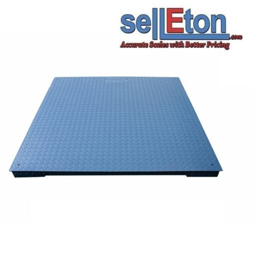 SellEton SL-800-4x4-5-SS-P NTEP (Legal) Industrial Floor Scale (48" x 48") 4' x 4' | 5,000 lbs x 1 lb w. Printer