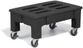 PolyMight Mobile Heavy-Duty Poly Dunnage Rack with Caster Wheels for Warehouses and Commercial Industrial Storage 36" x 22" x 16" with 600 lb Capacity
