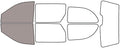 Rvinyl Window Tint Kit Compatible with Dodge Caravan 2001-2007 - Front Precut Kit - 50%