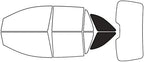 Rvinyl Window Tint Kit Compatible with Ford Edge 2007-2014 - Cargo - 20%