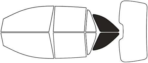 Rvinyl Window Tint Kit Compatible with Ford Edge 2007-2014 - Cargo - 20%