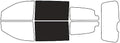 Rvinyl Window Tint Kit Compatible with Dodge Grand Caravan 2008-2020 - Back Precut Kit - 20%