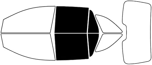 Rvinyl Window Tint Kit Compatible with Ford Edge 2007-2014 - Back Precut Kit - 5%