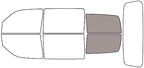 Rvinyl Window Tint Kit Compatible with Dodge Nitro 2007-2011 - Cargo - 50%