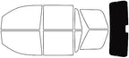 Rvinyl Window Tint Kit Compatible with Chevrolet Tahoe 2015-2020 - Rear Windshield Precut Kit - 5%