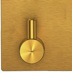 Kingdong Gold Key Holder for Wall 304 Stainless Key Hooks Adhesive Key Holder Wall Mount Key Hanger with 3 Heavy Duty Hooks Key Organizer for Kitchen, Bedroom, Bathroom (Gold(3 Hooks))