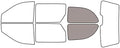 Rvinyl Window Tint Kit Compatible with Dodge Caravan 2001-2007 - Cargo - 50%