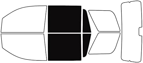 Rvinyl Window Tint Kit Compatible with Chevrolet Tahoe 2015-2020 - Back Precut Kit - 5%