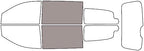 Rvinyl Window Tint Kit Compatible with Dodge Grand Caravan 2008-2020 - Back Precut Kit - 50%