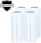 PSBM 256 Rolls 12 Inch x 1500 Feet 90 Gauge Stretch Film/Wrap, Heavy Duty Industrial Strength Clear Shrink Plastic Wrap for Moving, Packing, Shipping, Pallet Wrapping & Storage