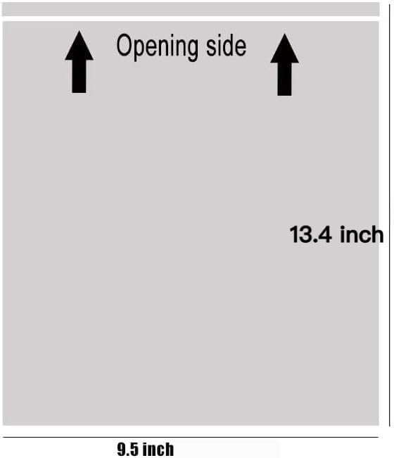500PCS Packing Slip Pouches 9.5"x 13.4" Fit For 9.5"x 12" inch Packing List Envelopes,Self-Adhesive Mailing/Shipping Pouch Enclosed Bags for Packing Slips/Invoice/Labels Lettter Envelope Mailers