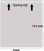 500PCS Packing Slip Pouches 9.5"x 13.4" Fit For 9.5"x 12" inch Packing List Envelopes,Self-Adhesive Mailing/Shipping Pouch Enclosed Bags for Packing Slips/Invoice/Labels Lettter Envelope Mailers