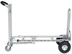 Global Industrial Aluminum 3-in-1 Convertible Hand Truck with Pneumatic Wheels
