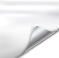 VViViD+ Satin Finish Premium Adhesive Vinyl Wrap Film (50ft x 5ft (White))