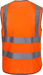 Reflective Safety Vest for Men Women 6 Pockets High Visibility Construction Work Vest, Class 2, Meets ANSI Standards