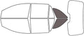 Rvinyl Window Tint Kit Compatible with Ford Edge 2007-2014 - Cargo - 35%
