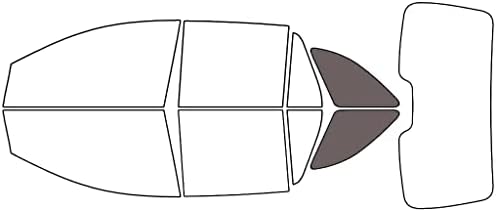 Rvinyl Window Tint Kit Compatible with Ford Edge 2007-2014 - Cargo - 35%
