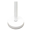 VIP Crowd Control Retractable Belt Stanchion Queue Safety Barrier Set, 36" Ht, 78" Belt (2 WHT Posts Blue Belt)