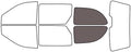 Rvinyl Window Tint Kit Compatible with Dodge Caravan 2001-2007 - Cargo - 35%