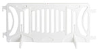 Billboard Barricade 42x96 Plastic Pedestrian Barricade- White