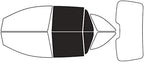 Rvinyl Window Tint Kit Compatible with Ford Edge 2007-2014 - Black 20% - Single Ply No Bubble Film - Do it Yourself Vehicle Back Precut Kit