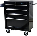 LuckyNote】Rolling Tool Chest, 4 Drawer Tool Box with Wheels, Heavy Duty Industrial Service Cart Storage Organizer with Locking System, Rolling Tool Box Organizer Tool Case for Garage, Repair Shop