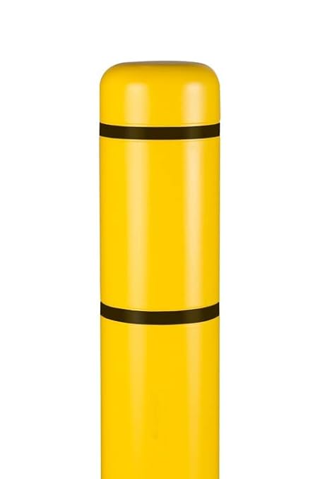 Innoplast BollardGard 7" x 52" Bollard Cover Yellow (Yellow Black Tape)