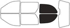 Rvinyl Window Tint Kit Compatible with Dodge Caravan 2001-2007 - Cargo - 20%