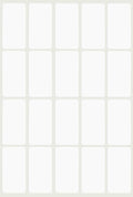 Small Rectangular Label Stickers 1.57 inch x 0.75 inch - 2160 Pack, White Color-Coding Labels (40mm x 19mm)