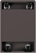 Pemberly Row 3 Drawers 27.75" Vertical Espresso Metal Filing Cabinet Lockable Pre-Assembled Stationary Letter Size for Home, Office