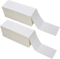 4x6 Direct Thermal Labels - Fanfold with Perforations - Permanent Adhesive - 2 Stack 1000 Labels