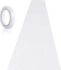 Preboun 3.9 x 60 ft Carpet Runner for Party Felt Runway Rug Runner Rug with Carpet Tape for Halloween Wedding Christmas Xmas Thanksgiving Outdoor Accessories Wedding Party Hallway (White)