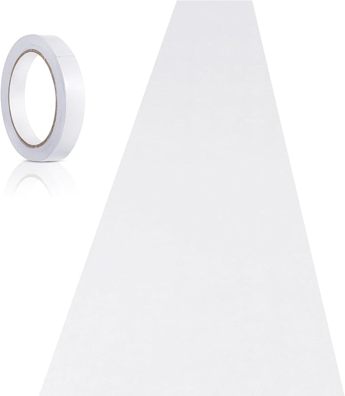 Preboun 3.9 x 60 ft Carpet Runner for Party Felt Runway Rug Runner Rug with Carpet Tape for Halloween Wedding Christmas Xmas Thanksgiving Outdoor Accessories Wedding Party Hallway (White)