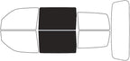 Rvinyl Window Tint Kit Compatible with Dodge Nitro 2007-2011 - Back Precut Kit - 20%