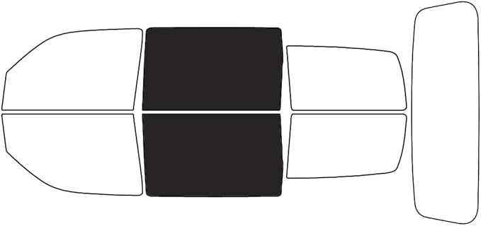 Rvinyl Window Tint Kit Compatible with Dodge Nitro 2007-2011 - Back Precut Kit - 20%